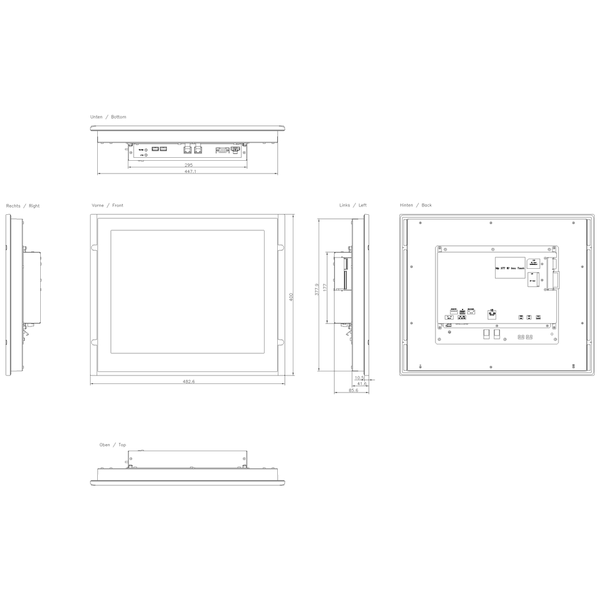 6AV6644-0AC01-2AX1 SIMATIC HMI MP377 19 cảm ứng Ex 2/22 từ ngày 1 tháng 10 năm 2020 chỉ có sẵn khi đặt hàng linh kiện thay thế Siemens