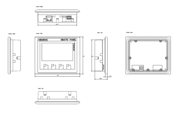 6AV6647-0AK11-3AX0 SIMATIC HMI KTP400 Màu cơ bản PN Siemens