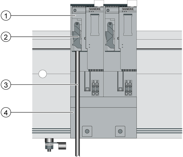 6DL1193-6AF00-0AA0 SIMATIC ET 200SP HA BA 2xFC Siemens