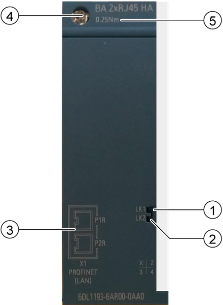 6DL1193-6AR00-0AA0 SIMATIC ET 200SP HÀ BÀ 2x RJ45 Siemens