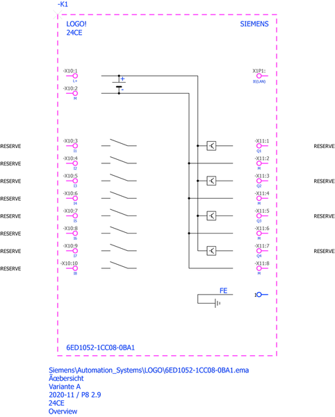 6ED1052-1CC08-0BA1 LOGO! 24 CE Siemens