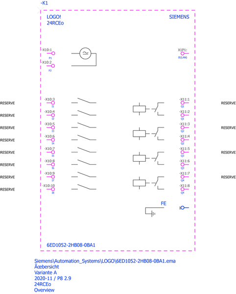 6ED1052-2HB08-0BA1 LOGO! 24 RCEo Siemens