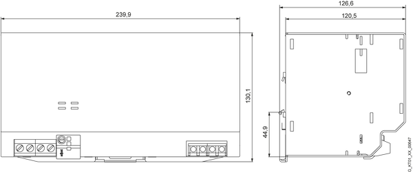 6EP1437-3BA00 Nguồn điện SITOP dạng mô-đun 3 pha 24 V DC/40 A Siemens
