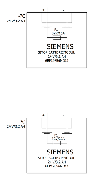 6EP1935-6MD11 Mô-đun pin SITOP 3.2 Ah Siemens