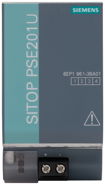 6EP1961-3BA01 Mô-đun đệm SITOP PSE201U có dung lượng đệm 100ms-10s phụ thuộc vào dòng tải Siemens