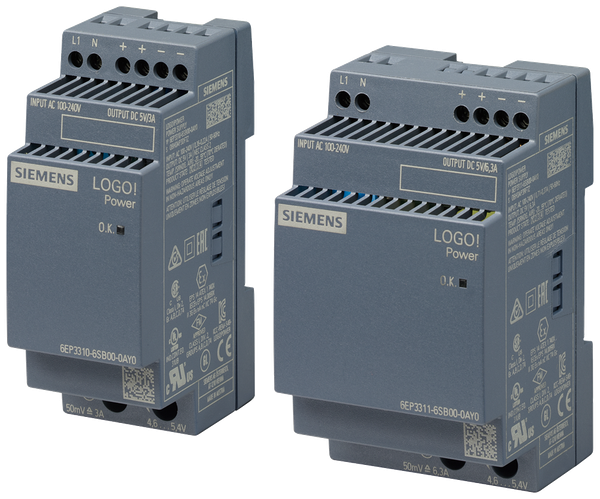 6EP3311-6SB00-0AY0 Nguồn điện LOGO!Power một pha 5 V DC/6,3 A Siemens