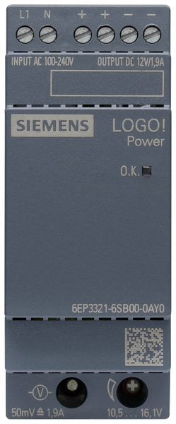 6EP3321-6SB00-0AY0 Nguồn điện LOGO!Power một pha 12 V DC/1,9 A Siemens