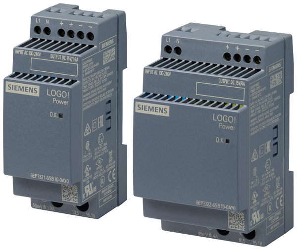 6EP3322-6SB10-0AY0 Nguồn điện LOGO!Power một pha 15 V DC/4 A Siemens