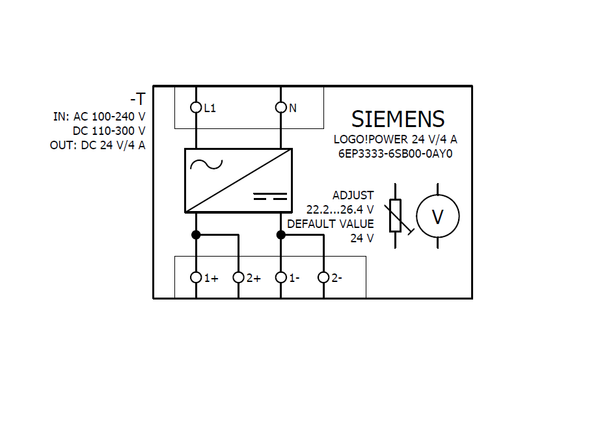 6EP3333-6SB00-0AY0 Nguồn điện LOGO!Power một pha 24 V DC/4 A Siemens