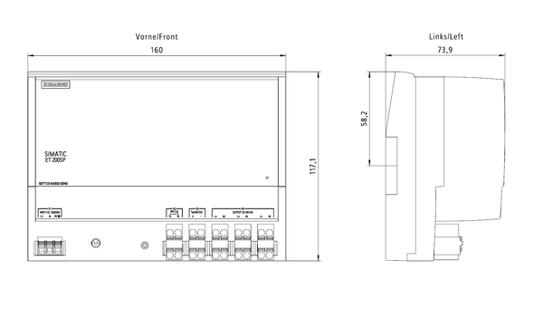 6EP7133-6AB00-0BN0 Nguồn điện SIMATIC ET 200SP PS một pha 24 V DC/5 A Siemens