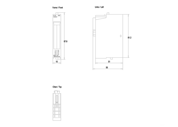 6ES7131-4BF50-0AA0 SIMATIC ET 200S 8DI 24 V DC nguồn đầu vào Siemens