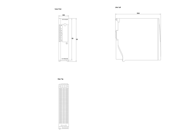 6ES7131-7RF00-0AB0 SIMATIC ET 200iSP 8DI NAMUR Siemens