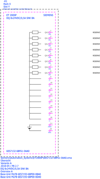 6ES7132-6BF61-0AA0 SIMATIC ET 200SP DQ 8x24VDC/0,5A SNK BA Siemens