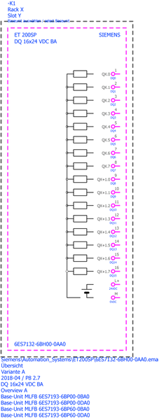 6ES7132-6BH00-2AA0 SIMATIC ET 200SP DQ 16x24VDC/0.5A BA PU 10 Siemens