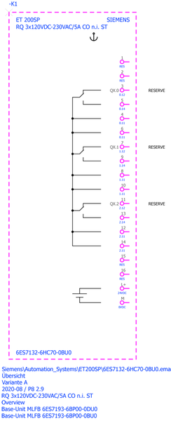 6ES7132-6HC70-0BU0 SIMATIC ET 200SP RQ 3x120VDC-230VAC/5A CO ni ST Tiếp điểm chuyển mạch không nổi Siemens