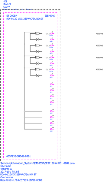 6ES7132-6HD01-2BB1 SIMATIC ET 200SP RQ 4x120 VDC ... 230 VAC/5 A KHÔNG CÓ ST PU 10 Siemens