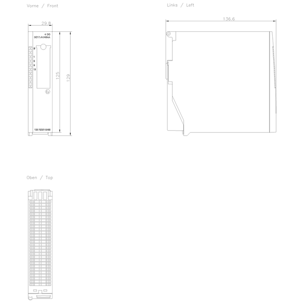6ES7132-7GD21-0AB0 SIMATIC ET 200iSP 4DQ 17,4 V DC/40 mA TẮT L Siemens
