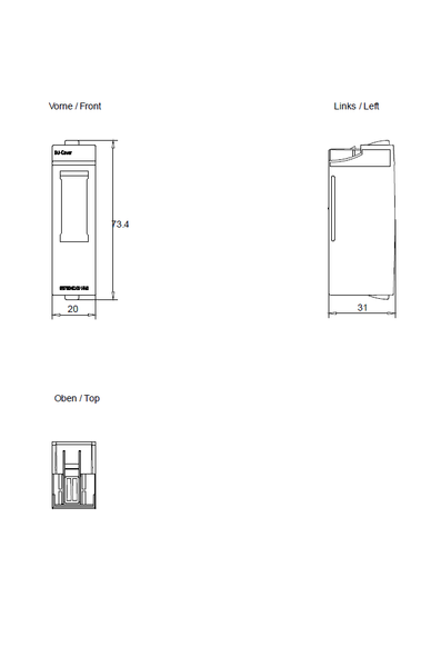 6ES7133-6CV20-1AM0 SIMATIC ET 200SP BU nắp 20 mm PU 5 Siemens