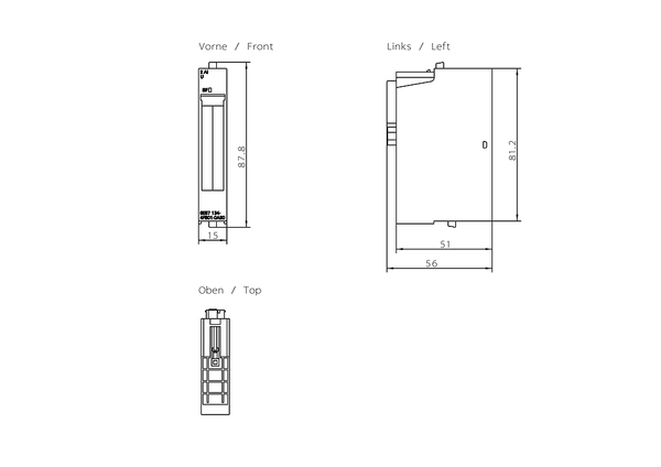 6ES7134-4FB01-0AB0 SIMATIC ET 200S 2 AI U ST Siemens