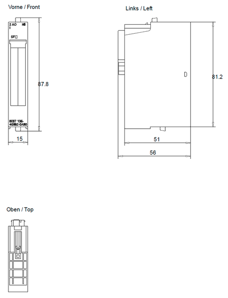 6ES7135-4GB52-0AB0 SIMATIC ET 200S 2AQ I HS Siemens
