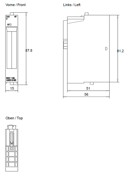 6ES7135-4LB02-0AB0 SIMATIC ET 200S 2AQ U HF Siemens