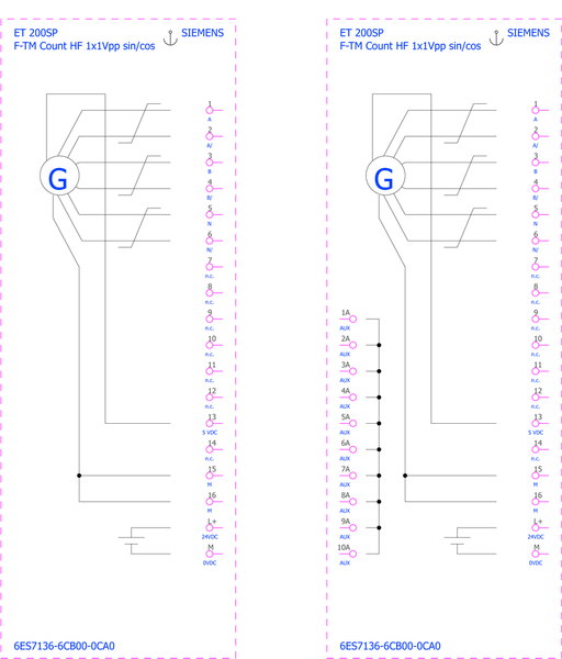 6ES7136-6CB00-0CA0 SIMATIC ET 200SP F-TM Count 1x1Vpp sin/cos HF V1.0 Siemens