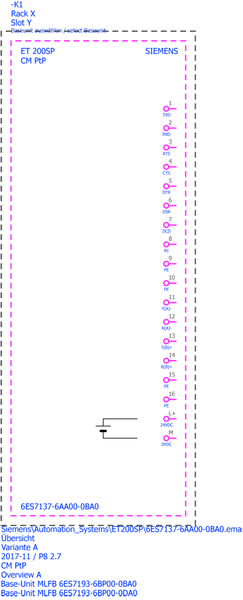 6ES7137-6AA00-0BA0 Module truyền thông CM PTP ET 200SP