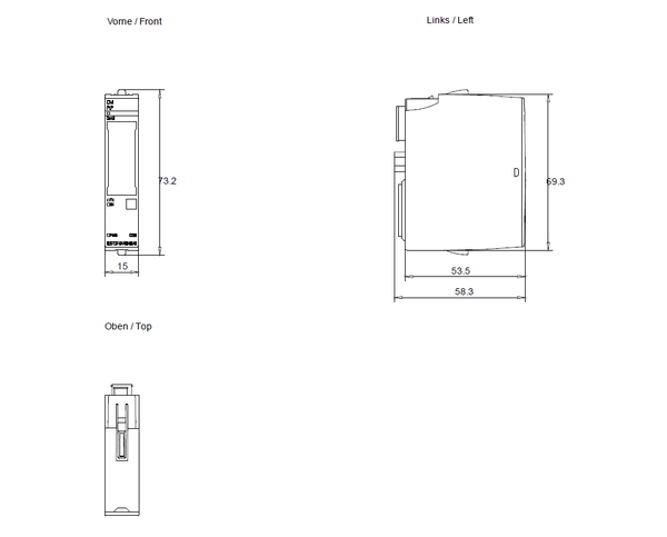 6ES7137-6AA00-0BA0 Module truyền thông CM PTP ET 200SP