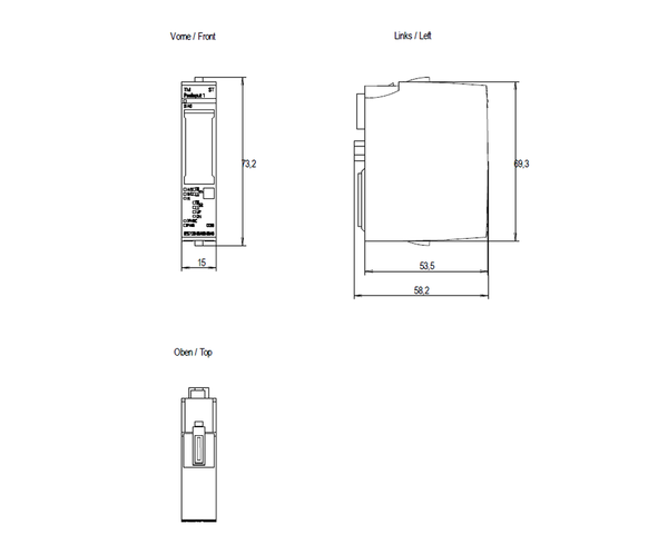 6ES7138-6BA00-0BA0 Module ET 200SP TM Posinput 1 Counting Siemens
