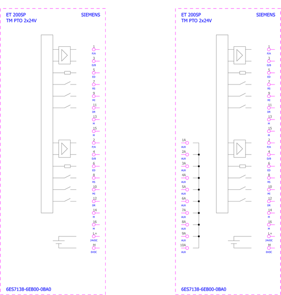 6ES7138-6EB00-0BA0 SIMATIC ET 200SP TM PTO 2x24V 2 kênh lên đến 200 kHz Siemens