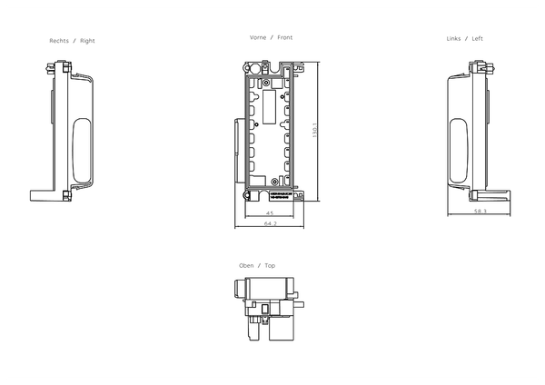 6ES7143-4BF00-0AA0 SIMATIC ET 200pro 4DIO/4DQ 24 V DC/0,5 A Siemens