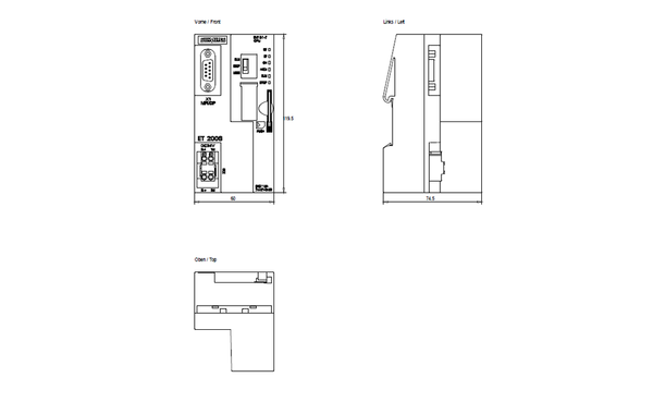 6ES7151-7AA21-0AB0 SIMATIC ET 200S IM 151-7 CPU 128 KB Siemens