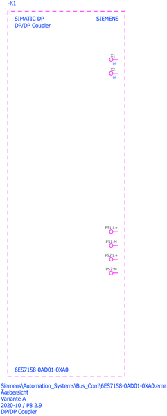 6ES7158-0AD01-0XA0 Bộ ghép nối SIMATIC DP DP/DP Siemens