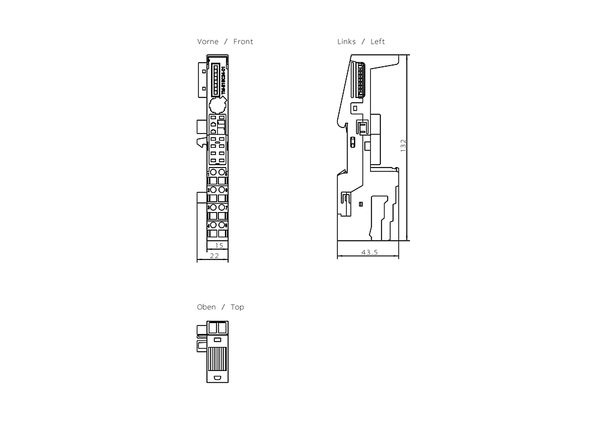 6ES7193-4CB30-0AA0 SIMATIC ET 200S TM-E15C24-01 Đầu nối lò xo PU 5 Siemens