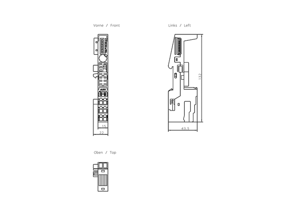 6ES7193-4CC30-0AA0 SIMATIC ET 200S TM-P15C23-A1 Đầu nối lò xo Siemens