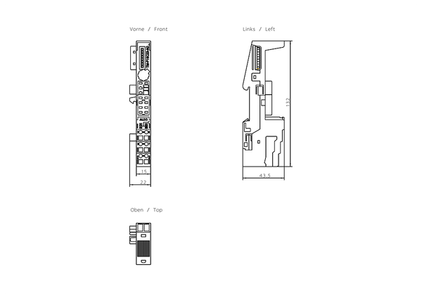 6ES7193-4CD30-0AA0 SIMATIC ET 200S TM-P15C23-A0 Đầu nối lò xo Siemens