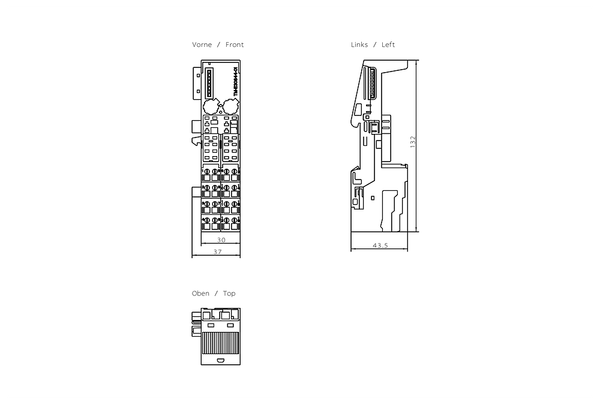 6ES7193-4CG20-0AA0 SIMATIC ET 200S TM-E30S44-01 Đầu nối vít Siemens