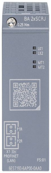 6ES7193-6AP00-0AA0 SIMATIC ET 200SP BA 2x SCRJ Siemens