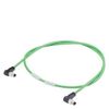 6ES7194-2MH20-0AB0 Cáp bus SIMATIC ET 200AL được lắp ráp sẵn ở cả hai đầu cáp PUR góc cạnh 2,0 m Dùng cho kết nối ET Siemens