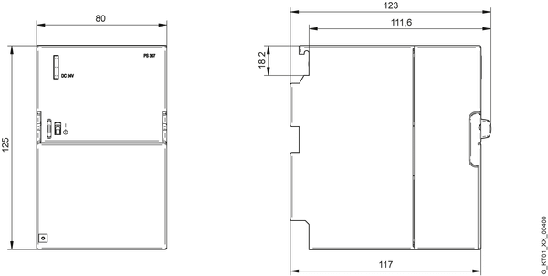 6ES7307-1KA02-0AA0 Nguồn điện tải SIMATIC PS307 một pha 24 V DC/10 A Siemens