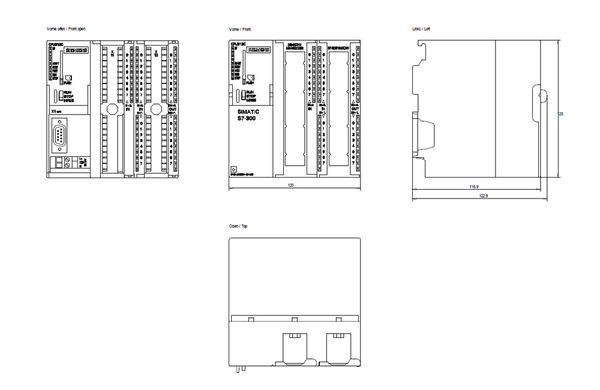 6ES7313-5BG04-0AB0 Bộ vi xử lý SIMATIC S7-300 313C 24DI / 16DQ / 5AI / 2AQ 128 KB Siemens