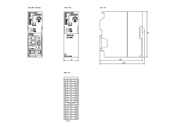 6ES7315-2FJ14-0AB0 SIMATIC S7-300 CPU 315F-2 PN/DP 512 KB Siemens