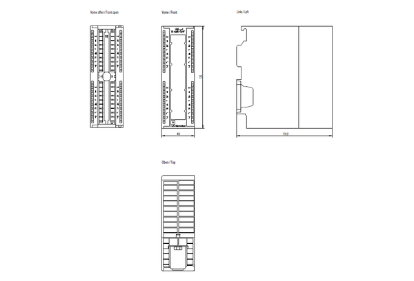 6ES7321-1EL00-0AA0 SIMATIC S7-300 SM 321 DI 32x120 V AC Siemens
