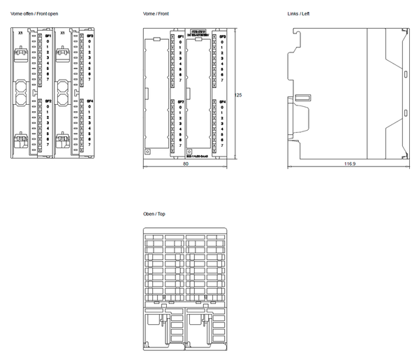 6ES7322-1FL00-0AA0 SIMATIC S7-300 SM 322 DQ 32x120/230 V AC/1 A Siemens