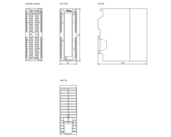 6ES7322-5FF00-0AB0 SIMATIC S7-300 SM 322 DQ 8x120/230 V AC/2 A ISOL Siemens