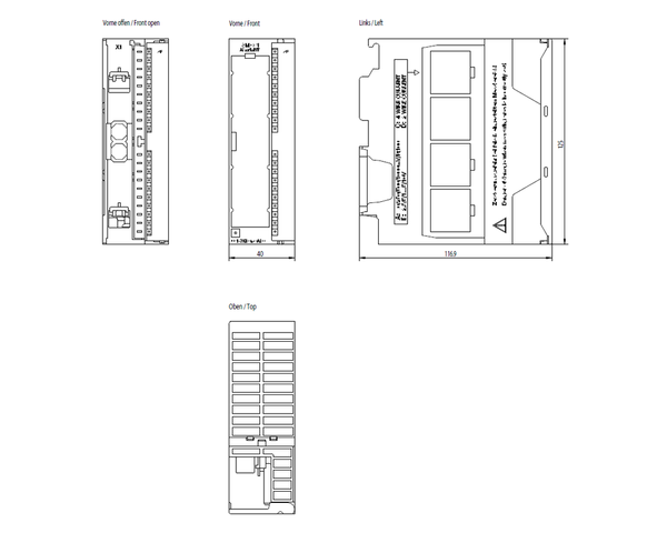 6ES7331-7KB02-0AB0 SIMATIC S7-300 SM 331 AI 2x9/12/14 bit Siemens