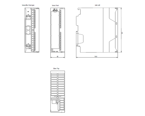 6ES7334-0KE00-0AB0 SIMATIC S7-300 SM 334 AI 4/AQ 2x12bit Siemens