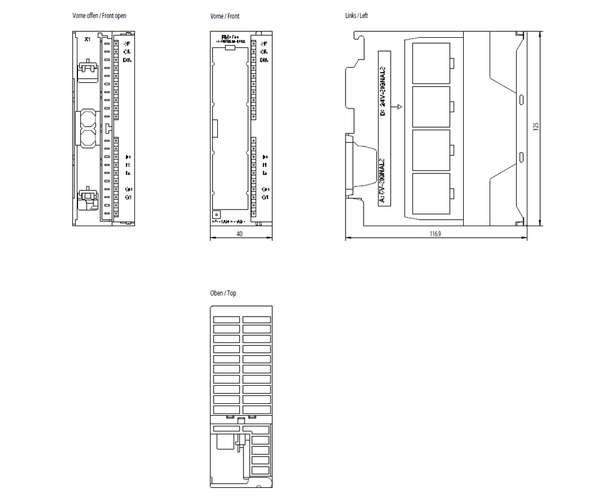 6ES7350-1AH03-0AE0 SIMATIC S7-300 FM 350-1 Lên đến 500 kHz Siemens