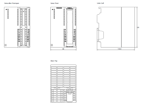 6ES7350-2AH01-0AE0 SIMATIC S7-300 FM 350-2 Lên đến 20 kHz Siemens