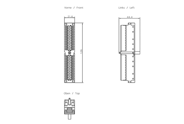 6ES7392-1BM01-1AB0 SIMATIC S7-300 Đầu nối phía trước 40 chân đầu nối lò xo PU 100 Siemens
